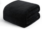 Fleece Throw Blanket Extra Large, Super Soft and Warm Blankets for Couch, Sofa and Bed Waffle Textured, Cozy, Fuzzy and Lightweight (Slate Blue, 50x70 Inches)
