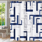 Shower Curtain Blue Eucalyptus Shower Curtains for Bathroom, Watercolor Leaf Shower Curtain Sets Waterproof Plant Shower Curtain Leaves Fabric Cloth Bathroom Curtains 72x72 inch with Hooks