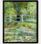 Cat Wall Art Monet Prints Vintage Canvas Wall Art Funny Cat in Water Lilies Posters for Room Bedroom Living Room Bathroom Wall Decor Aesthetic (Size: 8''x10''x1pcs)