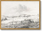 Framed Canvas Wall Art,Vintage Decor,Landscape Nature Country Wildflower Paintings Farmhouse Pictures Modern Artwork Rustic Fall Flower Prints Cottagecore Office Living Room Bedroom Bathroom